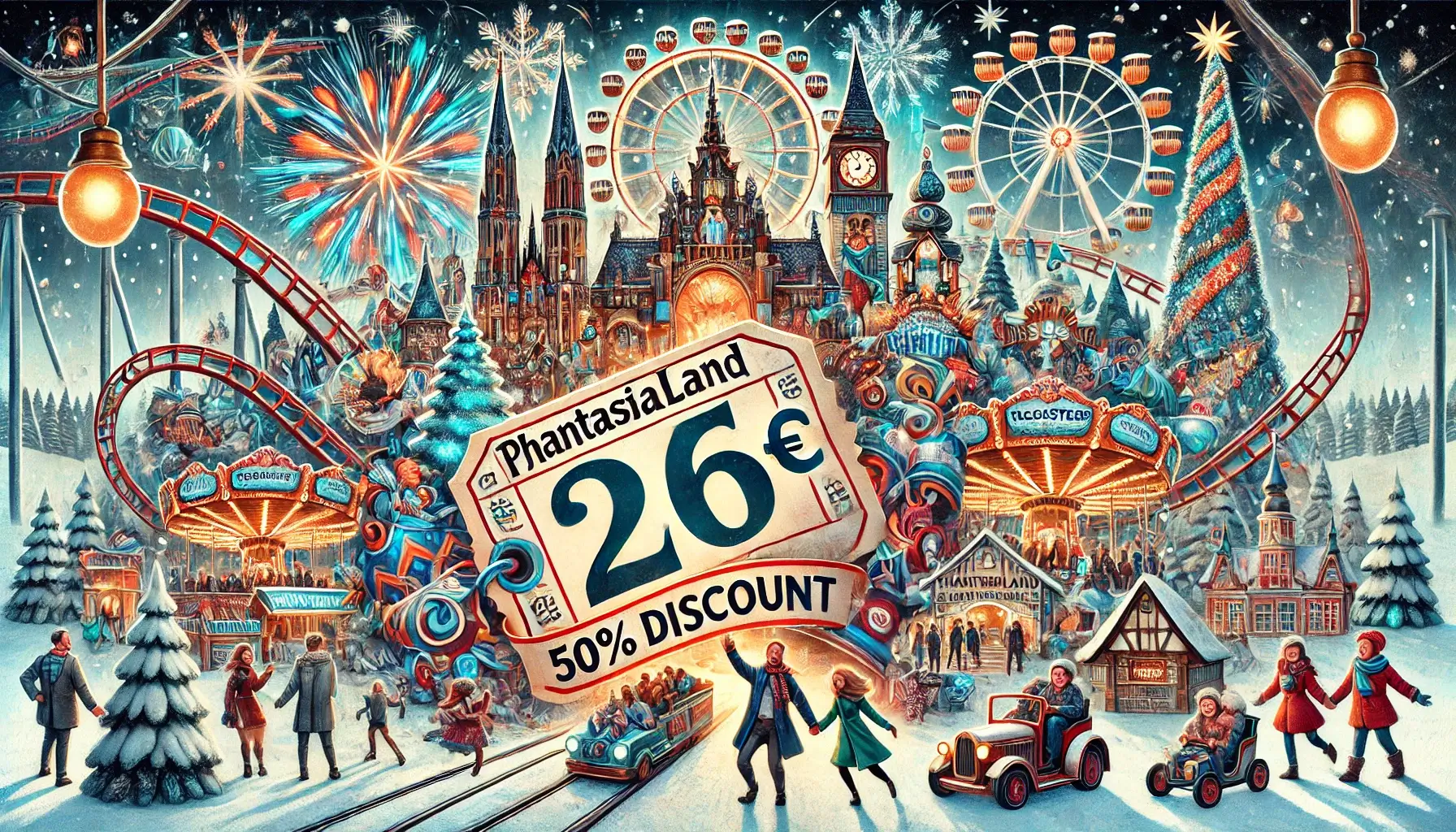 Phantasialand Wintertraum 2024: Aktions-Tickets ab 26 € nur bis 30. September verfügbar